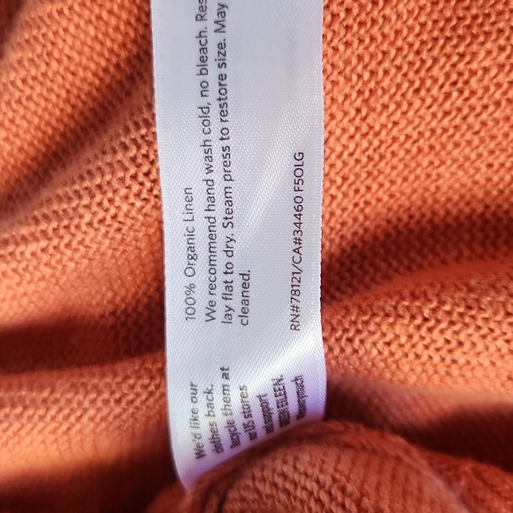 EILEEN FISHER knit linen sweater - Picture 10 of 10